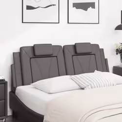 VidaXL 374793 tête de lit et pied de lit Gris