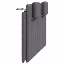 VidaXL 374793 tête de lit et pied de lit Gris - Vue supplémentaire 6