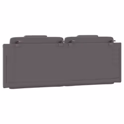 VidaXL 374793 tête de lit et pied de lit Gris - Vue supplémentaire 7