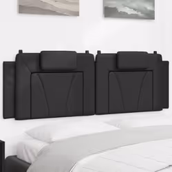 VidaXL 374797 tête de lit et pied de lit Noir