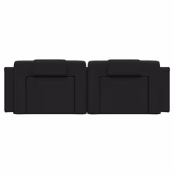 VidaXL 374797 tête de lit et pied de lit Noir - Vue supplémentaire 5