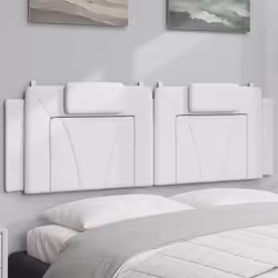 VidaXL 374798 tête de lit et pied de lit Blanc