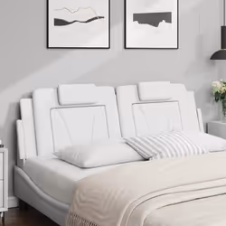 VidaXL 374798 tête de lit et pied de lit Blanc - Vue supplémentaire 4