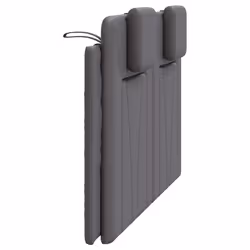 VidaXL 374800 tête de lit et pied de lit Gris - Vue supplémentaire 6