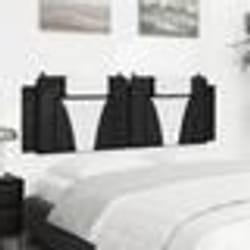 vidaXL Coussin de tête de lit noir et blanc 160 cm similicuir 374802