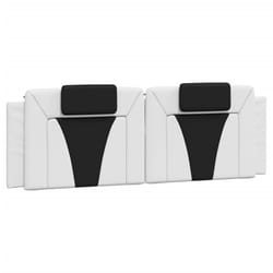 VidaXL 374803 tête de lit et pied de lit Noir, Blanc