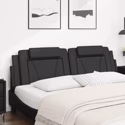 VidaXL 374804 tête de lit et pied de lit Noir