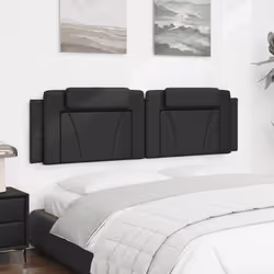 VidaXL 374804 tête de lit et pied de lit Noir - Vue supplémentaire 4
