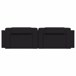 VidaXL 374804 tête de lit et pied de lit Noir - Vue supplémentaire 5