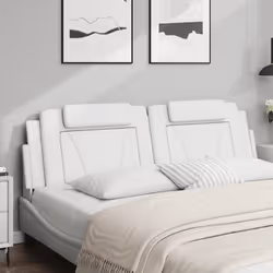 VidaXL 374805 tête de lit et pied de lit Blanc