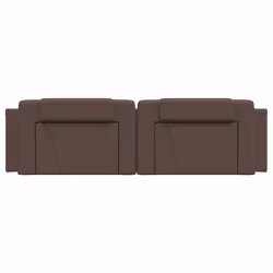 VidaXL 374806 tête de lit et pied de lit Marron - Vue supplémentaire 5