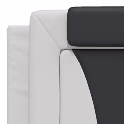 VidaXL 374810 tête de lit et pied de lit Noir, Blanc - Vue supplémentaire 7