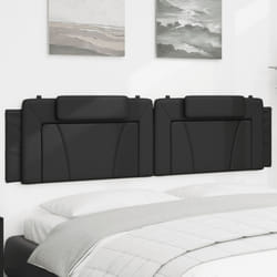 VidaXL 374814 tête de lit et pied de lit Noir