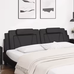 VidaXL 374814 tête de lit et pied de lit Noir