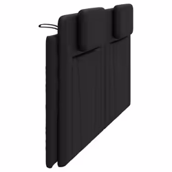 VidaXL 374814 tête de lit et pied de lit Noir - Vue supplémentaire 5