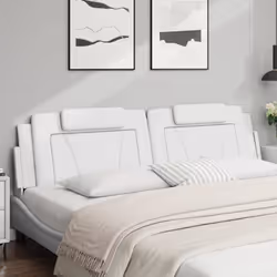VidaXL 374815 tête de lit et pied de lit Blanc