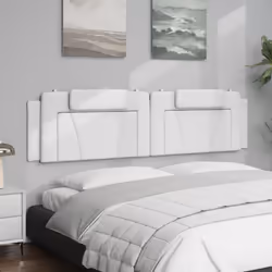 VidaXL 374815 tête de lit et pied de lit Blanc - Vue supplémentaire 4