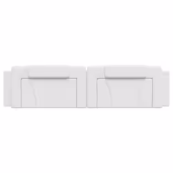 VidaXL 374815 tête de lit et pied de lit Blanc - Vue supplémentaire 5