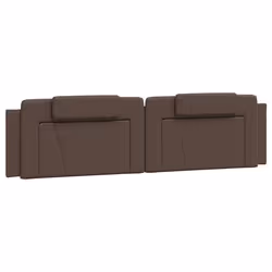 VidaXL 374816, Marron, Coton, Simili-cuir, Polyester, Polyvinyl chloride (PVC), 2 m, 2000 mm, 49 cm, 30 mm