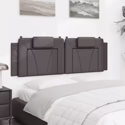VidaXL 374817 tête de lit et pied de lit Gris - Vue supplémentaire 4