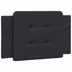 VidaXL 374829, Noir, Coton, Simili-cuir, Polyester, Polyvinyl chloride (PVC), 80 cm, 800 mm, 48 cm, 30 mm