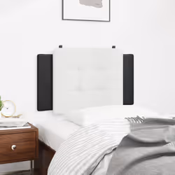 VidaXL 374834 tête de lit et pied de lit Noir, Blanc