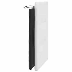 VidaXL 374834 tête de lit et pied de lit Noir, Blanc - Vue supplémentaire 5