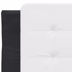 VidaXL 374834 tête de lit et pied de lit Noir, Blanc - Vue supplémentaire 7