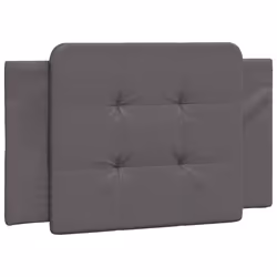 VidaXL 374839, Gris, Coton, Simili-cuir, Polyester, Polyvinyl chloride (PVC), 90 cm, 900 mm, 48 cm, 30 mm