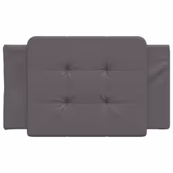 VidaXL 374839 tête de lit et pied de lit Gris - Vue supplémentaire 4