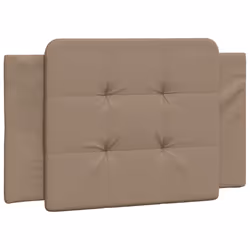 VidaXL 374840, Cappucino, Coton, Simili-cuir, Polyester, Polyvinyl chloride (PVC), 90 cm, 900 mm, 48 cm, 30 mm