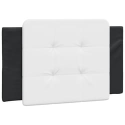 VidaXL 374841 tête de lit et pied de lit Noir, Blanc
