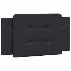 VidaXL 374843, Noir, Coton, Simili-cuir, Polyester, Polyvinyl chloride (PVC), 100 cm, 1000 mm, 48 cm, 30 mm