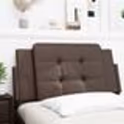 vidaXL Coussin de tête de lit marron 100 cm similicuir