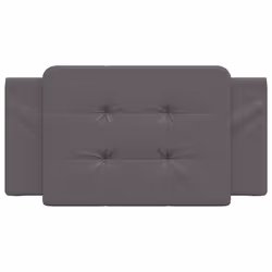 VidaXL 374846 tête de lit et pied de lit Gris - Vue supplémentaire 4