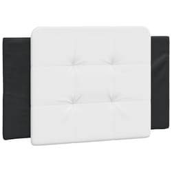 VidaXL 374848 tête de lit et pied de lit Noir, Blanc