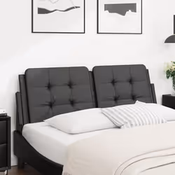 VidaXL 374850 tête de lit et pied de lit Noir