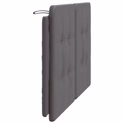 VidaXL 374853 tête de lit et pied de lit Gris - Vue supplémentaire 5