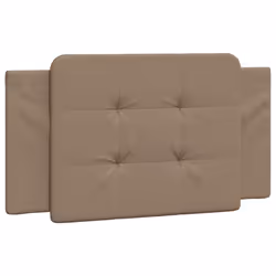 VidaXL 374854, Cappucino, Coton, Simili-cuir, Polyester, Polyvinyl chloride (PVC), 120 cm, 1200 mm, 48 cm, 30 mm