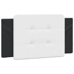 VidaXL 374855 tête de lit et pied de lit Noir, Blanc