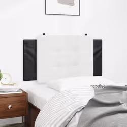 VidaXL 374855 tête de lit et pied de lit Noir, Blanc