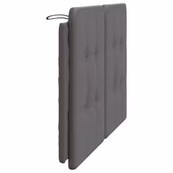 VidaXL 374862 tête de lit et pied de lit Gris - Vue supplémentaire 5