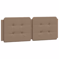 VidaXL 374863, Cappucino, Coton, Simili-cuir, Polyester, Polyvinyl chloride (PVC), 140 cm, 1400 mm, 48 cm, 30 mm