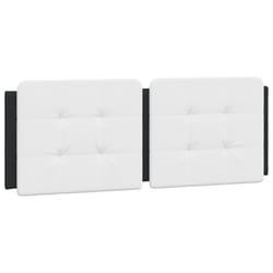 VidaXL 374864 tête de lit et pied de lit Noir, Blanc