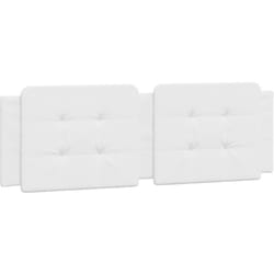 Vidaxl - Coussin de tête de lit blanc 160 cm similicuir