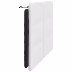 VidaXL 374871 tête de lit et pied de lit Noir, Blanc - Vue supplémentaire 5
