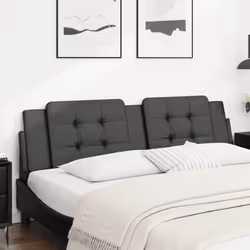 VidaXL 374873 tête de lit et pied de lit Noir