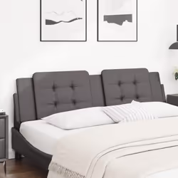 VidaXL 374876 tête de lit et pied de lit Gris