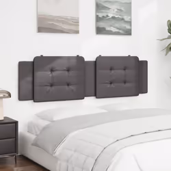 VidaXL 374876 tête de lit et pied de lit Gris