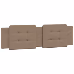 VidaXL 374877, Cappucino, Coton, Simili-cuir, Polyester, Polyvinyl chloride (PVC), 180 cm, 1800 mm, 48 cm, 30 mm